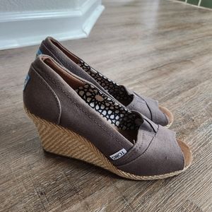 Toms Michelle Espadrille Wedges
